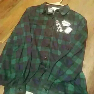 It girl button down shirt